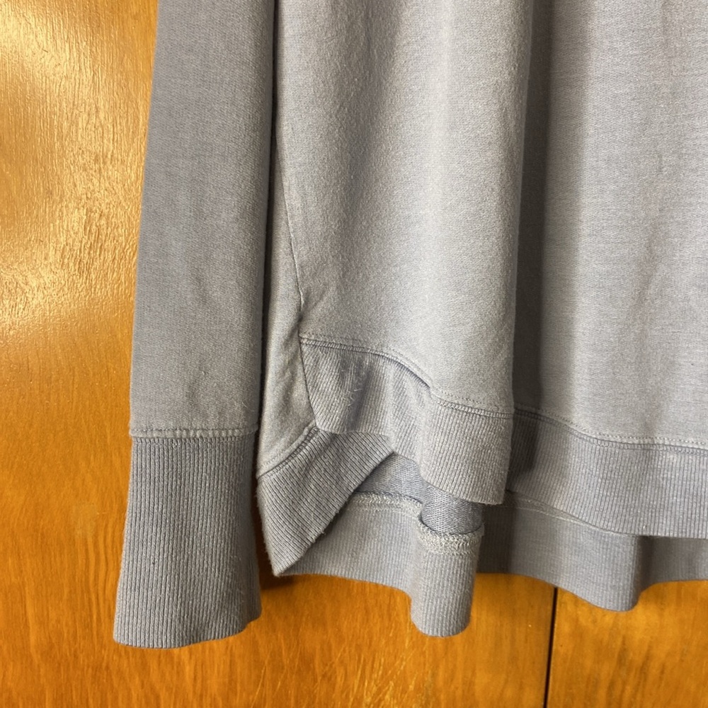 Athleta Coaster Luxe Light Blue Sweatshirt. Size XL - Picture 7 of 10